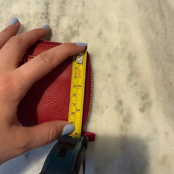 Tory Burch Red Leather Wristlet Wallet - Picture 8 of 12